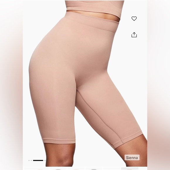 Skims Sculpting Short Above the knee with open gusset size S/M sienna - Picture 1 of 4